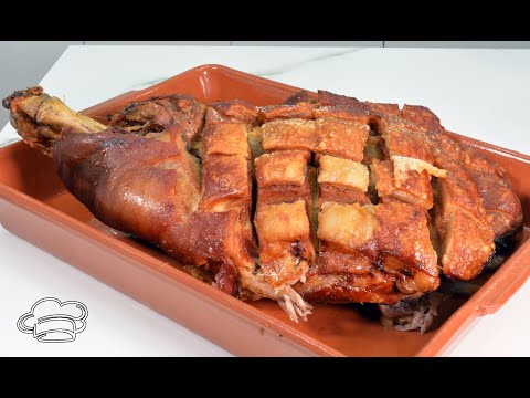 Jamón de cerdo asado para Navidad - como hacer jamon asado jugoso por dentro y crujiente por fuera