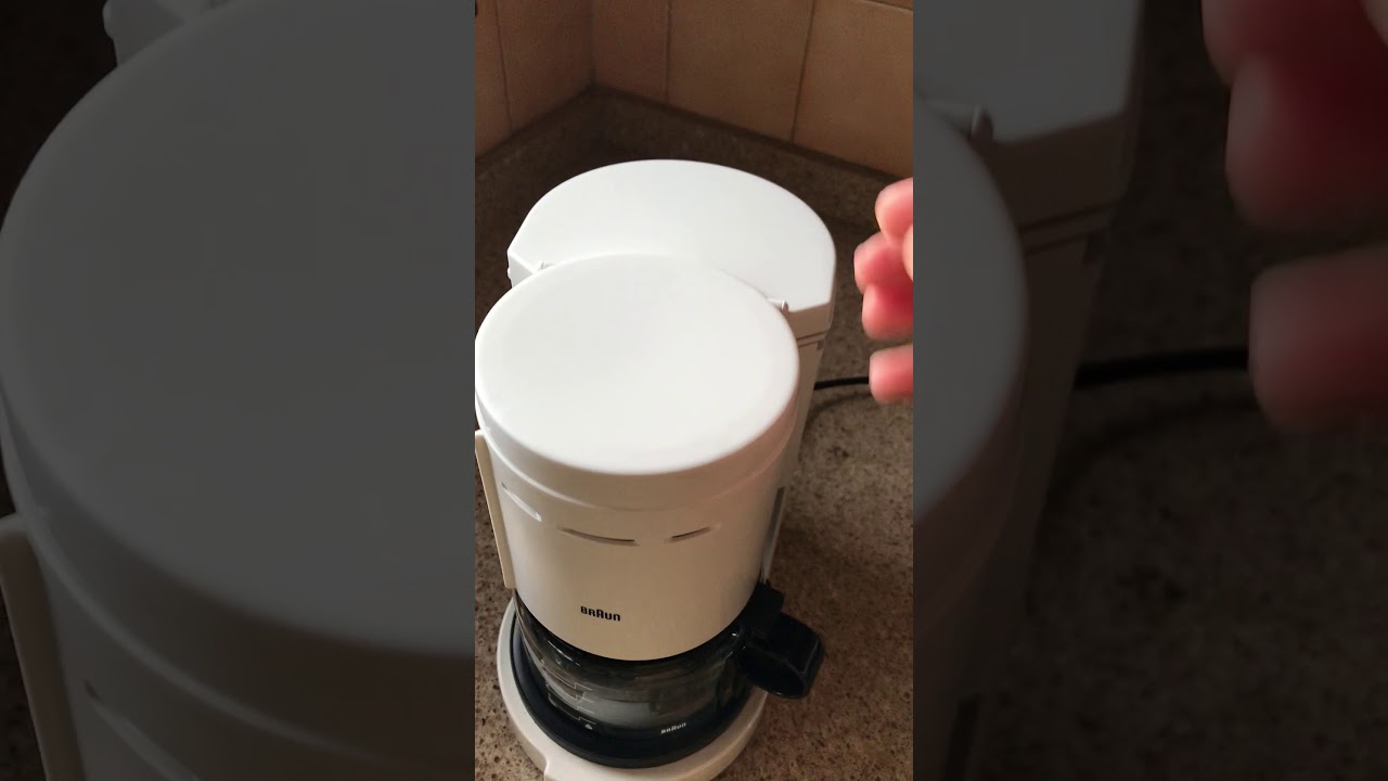 20-year-old Braun KF10 Aromaster 4-Cup Coffee Maker - First Use