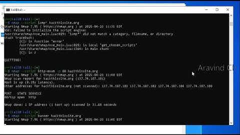 Lesson 218 Nmap Banner Grabbing with NSE
