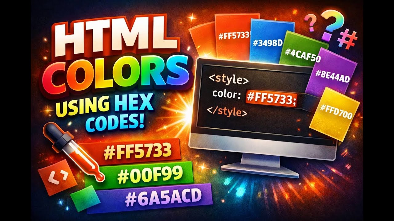 Html  Color Using  Hex