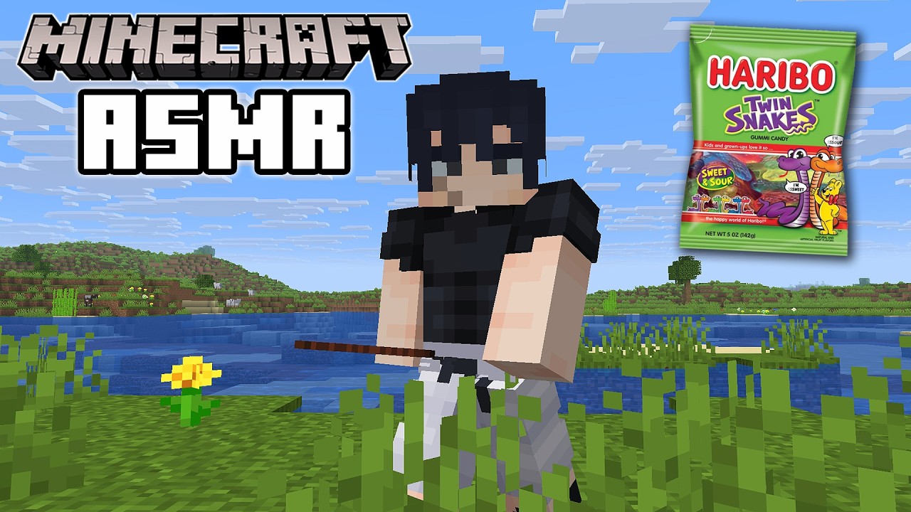 Minecraft ASMR but Sleep is Inevitable (Gummy Candy)