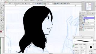 Comic Ink Progression - Manga Studio EX4