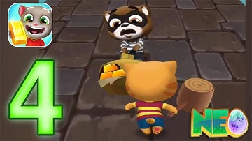 Talking Tom Gold Run: Gameplay Walkthrough Part 4 - Ginger (iOS, Android)