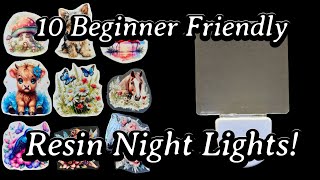 #869 Tons Of Resin Night Lights For Beginners!