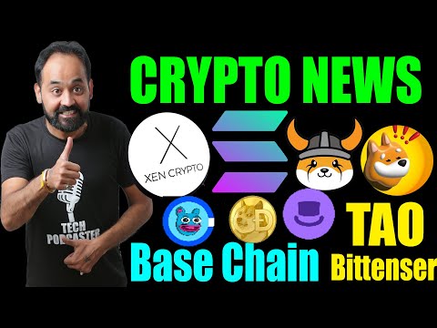 crypto news: Dogecoin, Floki Inu, Xen crypto, Solana, Brett, degen, Bonk Token | Rajeev Anand