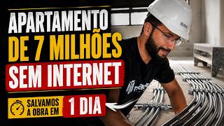 Apartamento de luxo sem projeto de tecnologia: tivemos 1 dia para resolver