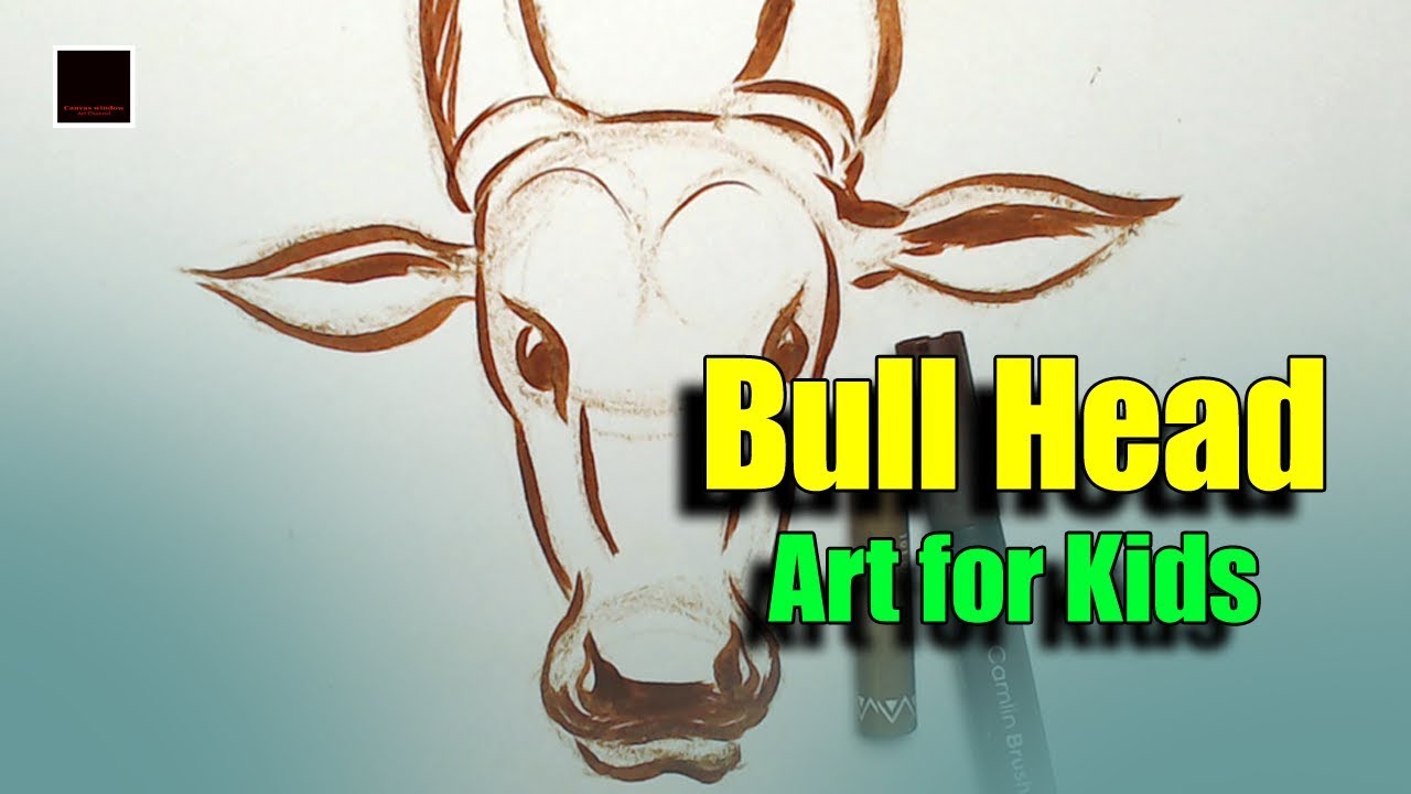 Bull Head - How to Draw Bull Head
