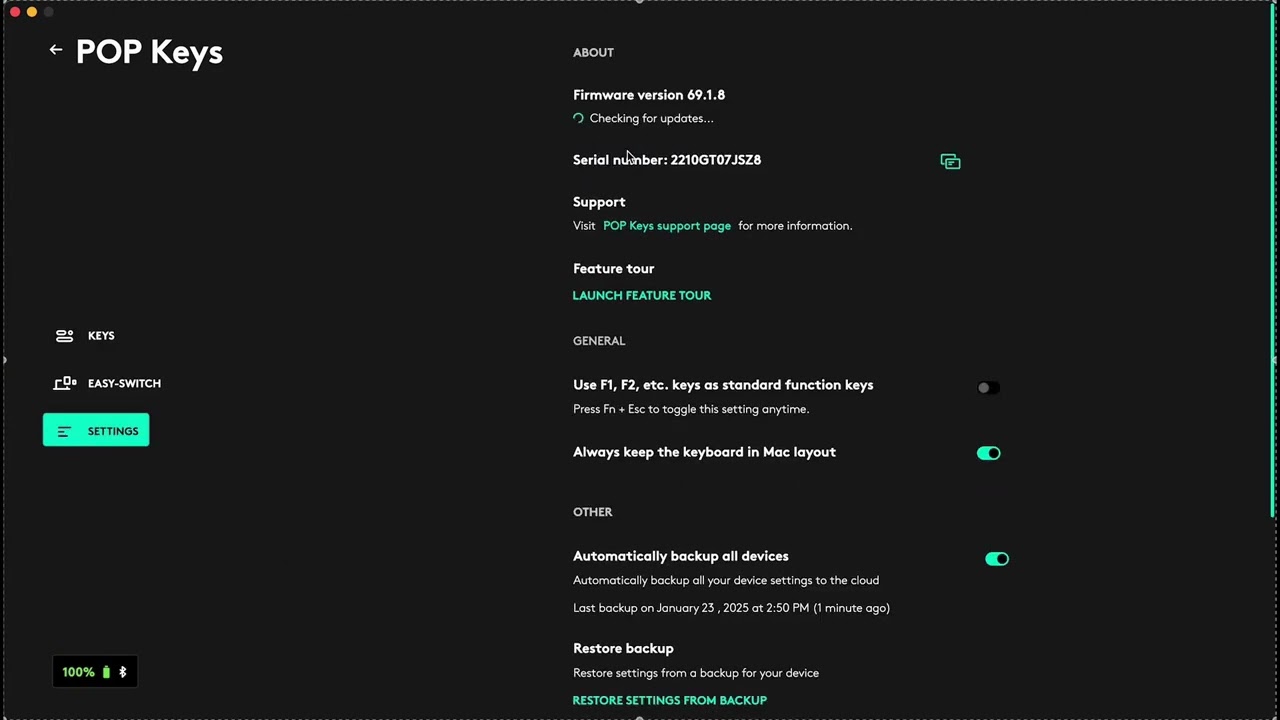 Cara Memperbarui Perangkat Lunak Logitech Pop Keys