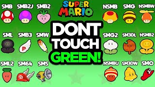 EVERY MARIO GAME: Don't Touch the Color Green Challenge! screenshot 5