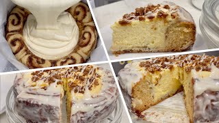Cinnamon Roll Cheese cake  - Cooking with Queenii