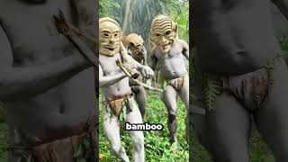 They Look Terrifying... But Wait Until You See This 😳 #shorts #tribe #culture #asaromudmen #viral