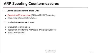 Defending Against ARP Attacks: Effective Countermeasures to Secure Your Network