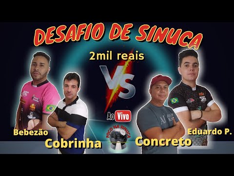 COBRINHA X CONCRETO DE MANAUS ( DESAFIO EM GOIÂNIA) #sinuquinha #sinuca # cobrinha 