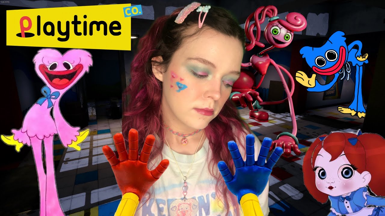 Unlock Your Creativity!! Huggy Wuggy and Kissy Missy Inspired Makeup 