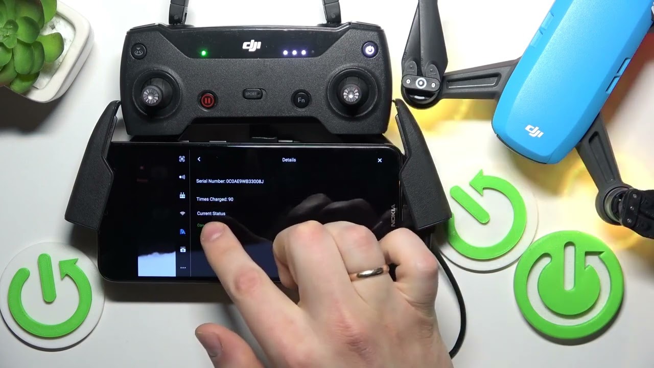 DJI SPARK – Como ver ciclos de carga da bateria