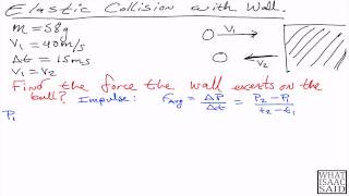 Physics I Tutorial: Elastic Collision