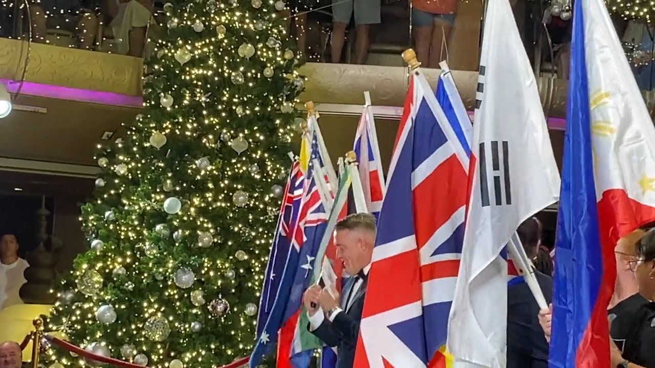 Parade of Flags 🌍🎄 | Grandeur of the Seas | December 2025