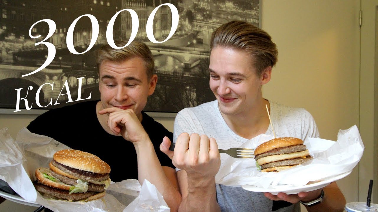 3000 KCAL hampurilainen (YLIPÄÄLLIKKÖ)
