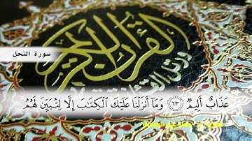 سورة النحل من ( ايه 51 ) الى ( ايه 74 )  بصوت القارئ د.جهاد المومني