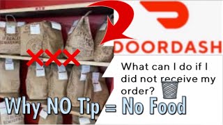 CHEAP Doordash Customers & Why They Don’t Get Food! The REAL Reason. #notipnotrip2.0