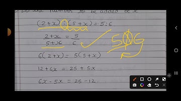 G-7 what must be added to each term of the ratio 2:5 so that it may become equal to 5:6@mystudynotes
