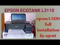 Epson ecotank L3110 printer full installation | ft.epson | hindi