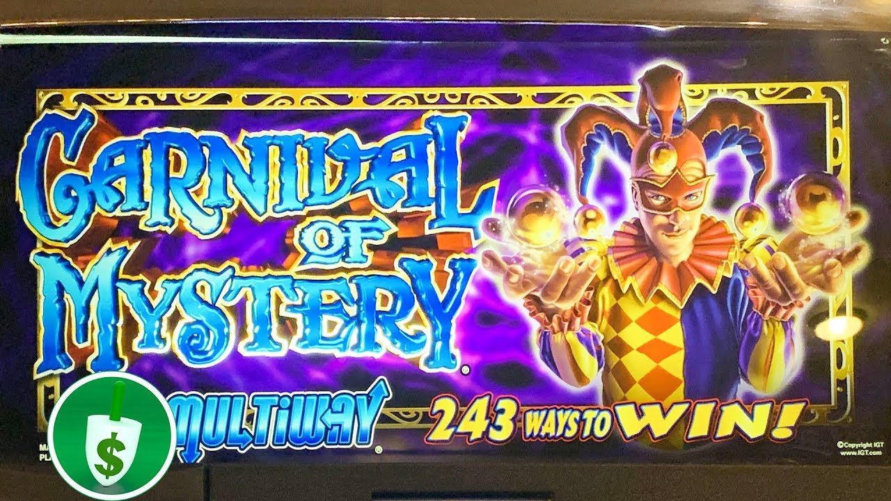 Carnival mystery masquerade slot machine