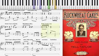 Buckwheat Cakes by Sloop & Taylor (1911, Ragtime piano)