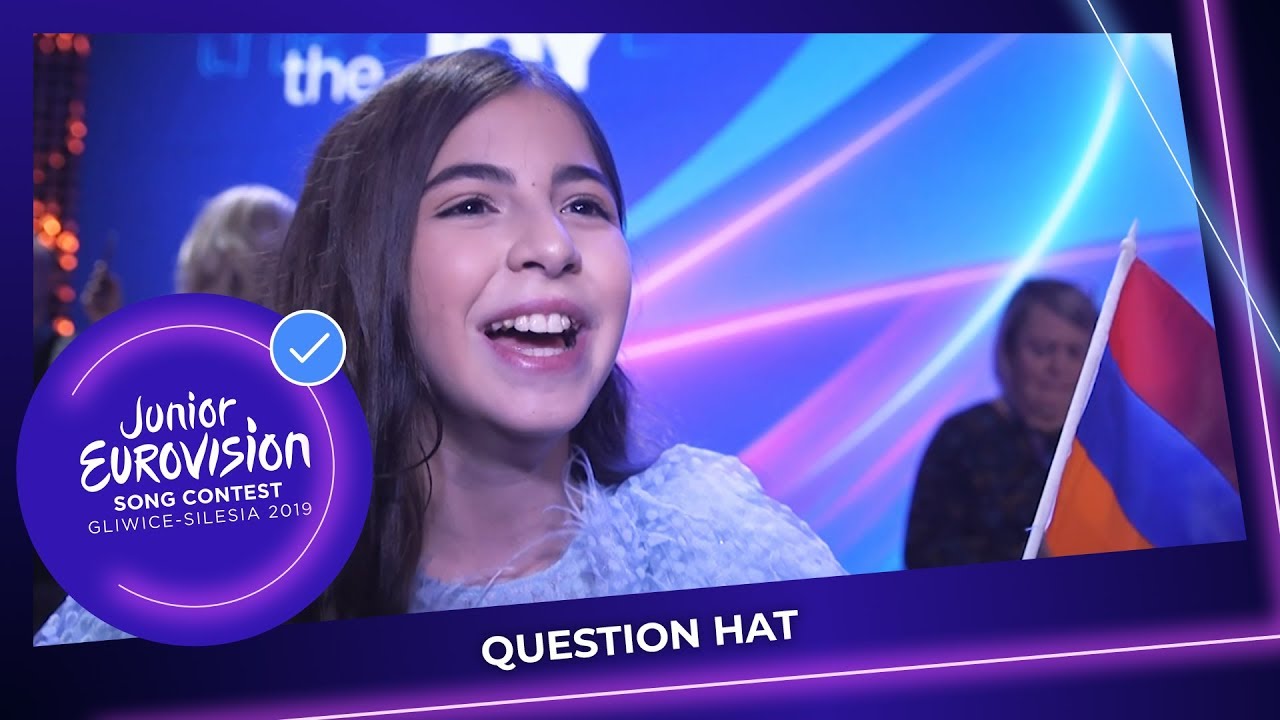 Question Hat 🎩 at the Opening Ceremony - Junior Eurovision 2019