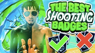 RANKING THE BEST TO WORST SHOOTING BADGES IN NBA2K22! BEST SHOOTING BADGES IN 2K22!