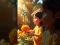 প্রজাপতির দেবতার রূপ  ✨✨ || #ai #animation #viral #shorts #girl #god #butterfly