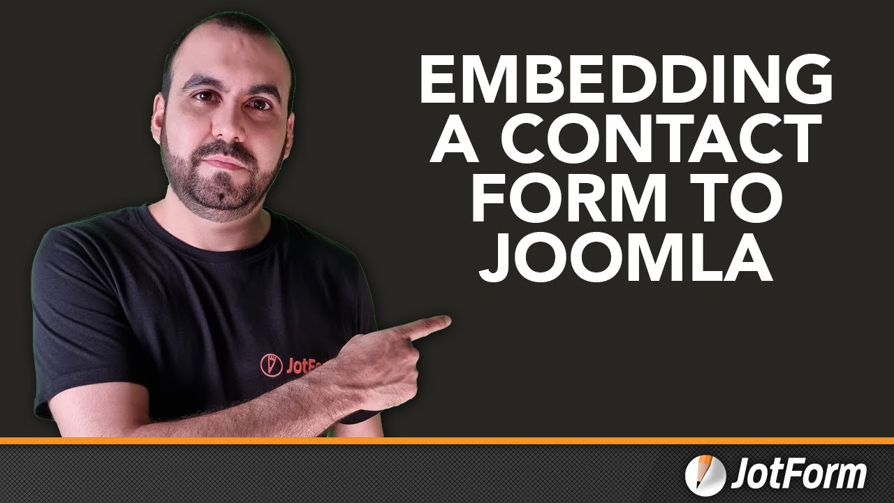 How to embed a contact form to Joomla