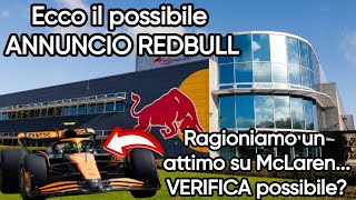 #F1 ECCO QUALE POTREBBE ESSERE L'ANNUNCIO #REDBULL - #MARTIN #APRILIA - RAGIONAMENTO SU #MCLAREN...