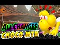 Wall-Riding?! All Changes in Choco Mountain! | Classics VS Mario Kart 8 ANALYSIS