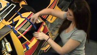 Sled Image graphic installation video (4 of 4)