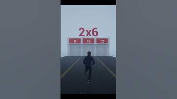 Fun Math Game I Multiplication on the Run I x2 #Shorts