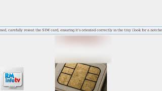 How To Fix Consumer Cellular Invalid SIM Card – Clean, Reseat & Activate