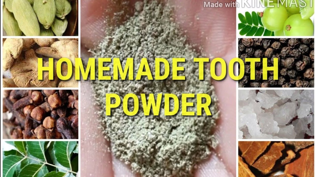 HOMEMADE TOOTH POWDER     