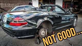 The Tires On My $8,900 Mercedes-Benz SL55 AMG Were Way Worse Than I Thought