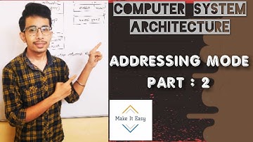 Addressing Modes : Part 2