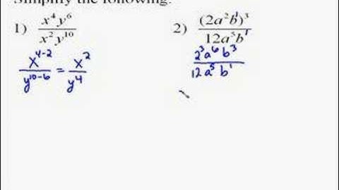 A18.3 Exponent Properties Involving Fractions
