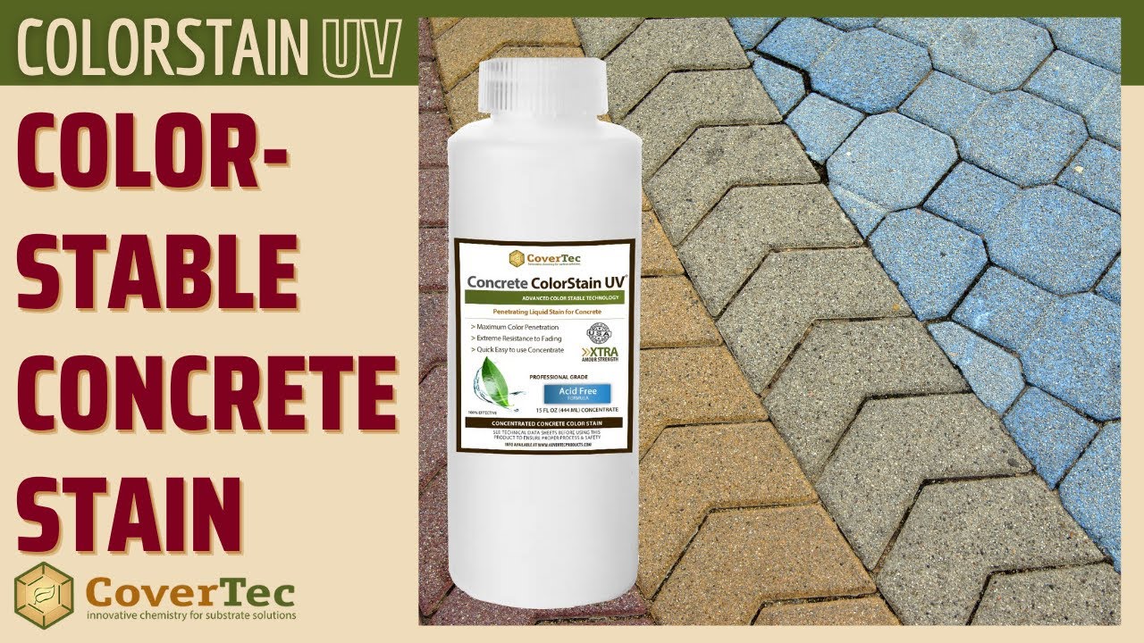 Colorstain UV Resistant, SemiTransparent Concrete Stain Concentrate