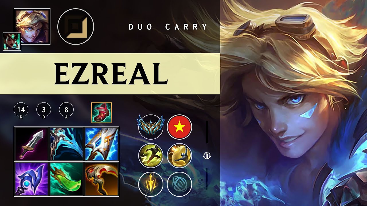 Ezreal ADC vs Brand - VN Challenger Patch 26.02