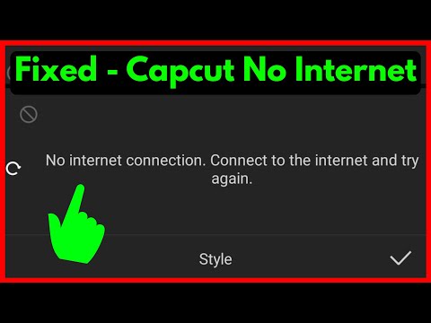 CAPCUT no internet connection Problem ✔ Fix no internet connection connect to the internet capcut @Teconz