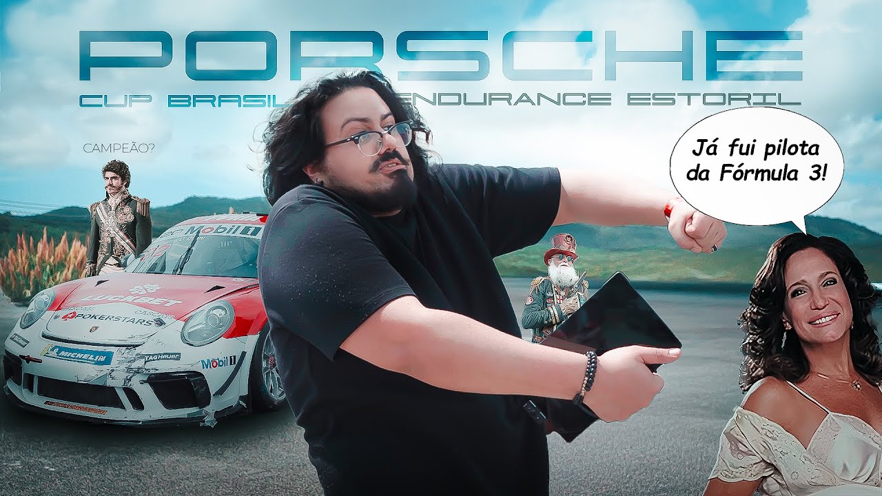 Encontrei FAMOSOS no Paddock da Porsche Cup Brasil em Portugal (sou leigo de carros)