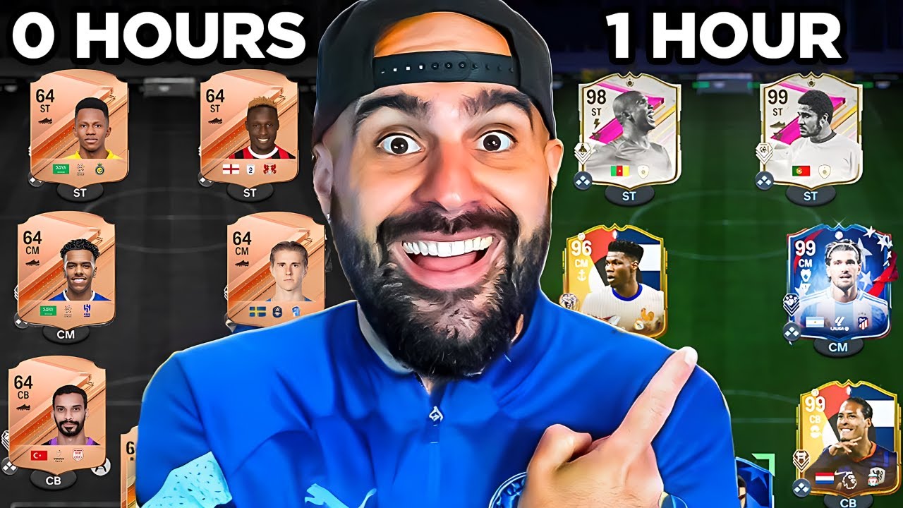 I Spent 1 Hour Building The BEST Team In FC24!
