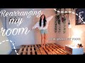 Rearranging my room | Deep cleaning + New room tour