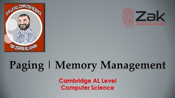 Memory Management | Paging | A-Level | By ZAK
