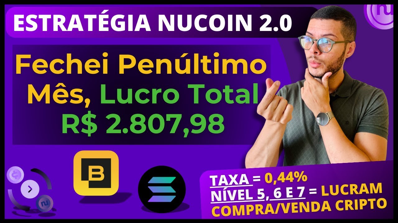NUCOIN NUBANK 2.0 - COMO LUCRAR c/ ESTRATEGIA CRIPTO BITYBANK e SOLANA |  CONVERTER NUCOINS EM USDC