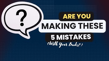5 Publishing Mistakes (Most Authors Make)